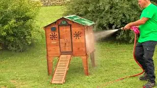 Come Lavare un Pollaio in Laminato HPL | Cucciolotta Facile da Pulire