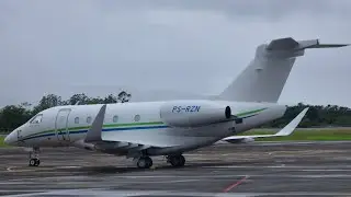 Embraer EMB-545 Praetor 500 (PS-RZN) - Pouso em Joinville 29/10/2025