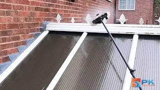 Conservatory Roof Clean Using Hot Water