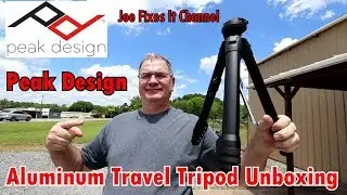 Peak Design New Aluminum Travel Tripod Unboxing Review | Joe Fixes It Peak Design travel tripod