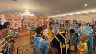 Divine Liturgy 10.6.2022 Austin, TX (Diocesan Assembly) - tonsure of Christopher Morgan-subdeacon
