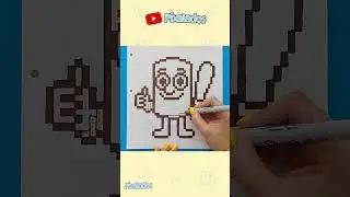 DRAWING TUNG TUNG SAHUR - PIXELATED