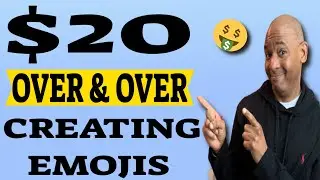 Earn $20 Over & Over By Creating Emojis !! (Earn Money Online)