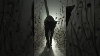 This Black Cat Isn't Just Walking... It's Hunting theShadows| 4K Cinematic Mystery
