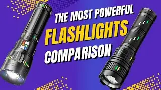 The Most Powerful Flashlights COBA 518 vs 400Y Ultimate Torch Comparison