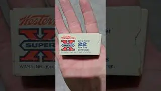 vintage ammo unboxing  #vintage #fleamarketfinds #ammo #22plink #hunting