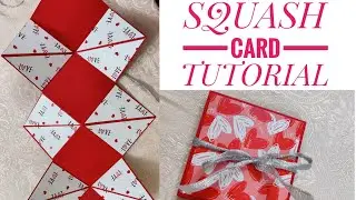 How to make a Squash Card for Scrapbook | Greeting Card Idea