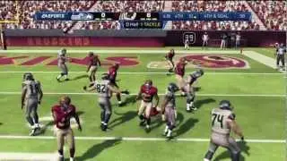Madden NFL 13 Demo Washington Redskins vs Seattle Seahawks 4th Quarter & Overtime Thriller Unedited