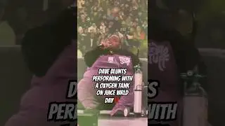 Dave Blunts Performs With A Oxygen Tank On Juice Wrld Day‼️