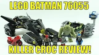 LEGO DC BATMAN KILLER CROC SEWER SMASH 76055 SET REVIEW