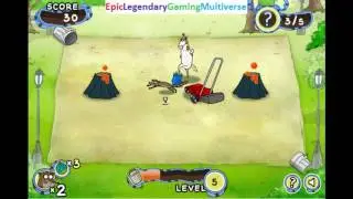 Regular Show Trash 'n' Dash Level 5 Gameplay - Playing As Rigby The Raccoon