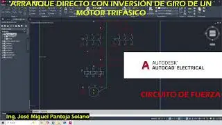 SESI&Oacute;N 1.2A Arranque directo con inversi&oacute;n de giro de un motor trif&aacute;sico - Circuito de Fuerza