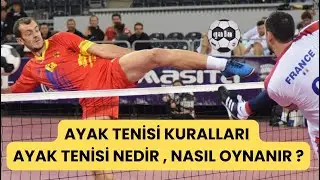 Ayak Tenisi -Futnet- Kuralları Nelerdir ? Ayak Tenisi Nasıl Oynanır ?