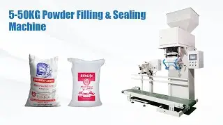 5-50KG Powder Filling and Sealing Machine | Flour, Putty Powder Packaging Working Videos