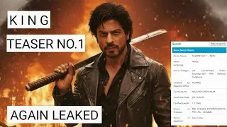 King update: Again Leaked. Teaser no.1 Ready. Masssy & Classy Teaser 