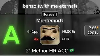 [7.86⭐] MontemorU | benzo (with me eternal) [forever] +HR 99.00% 4❌| 641pp