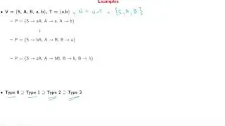 Types of Phrase Structure Grammar
