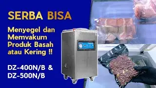 Mesin Vakum Makanan atau Produk Basah dan Kering | Vacuum Sealer DZ-400N/B & DZ-500N/B POWERPACK