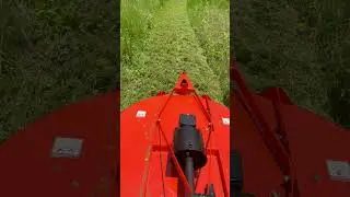 The Kubota L2502 with a Land Pride RCR1260 is great for cutting areas like this #kubota #landpride