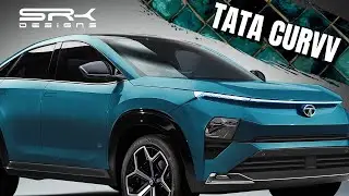 2024 Tata Curvv EV; The futuristic Nexon Coupe SUV | SRK Designs