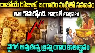 ఇందులో ఇన్వెస్ట్ చేస్తే లాభాలే లాభాలు: బ్రహ్మంగారి కాలజ్ఞానం | Gold&Silver Investment | Sri Media