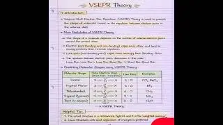 VSEPR theory #chemistry #chemistrypage #organicchemistry
