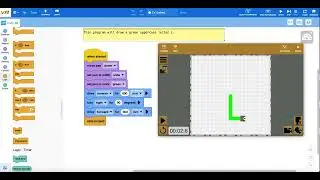 Code to Flow Chart Example 1: Art Canvas Letter L