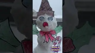 Mr  Bingle NOLA Snow #neworleans #bayoublizzard