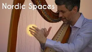 Nordic Spaces - an original composition for harp. Harpist in the Wild