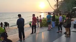 The moment during Golden Sunset at Otres 