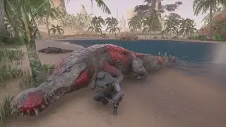 Conan Exiles   Crocodile Boss   Chef&atilde;o Crocodilo! #shorts