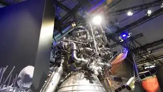 ILA2018 - Ariane 6 Vega C And Vulcain Vinci Rocket Engine Mockups And Cutaways