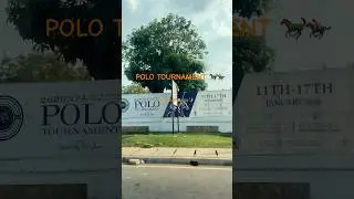 A polo tournament is happening in my city. #sky #naturesounds #newbeginnings