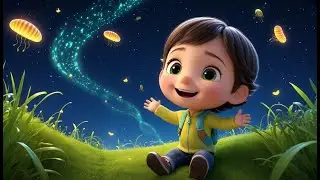 Tiny Glow Worms Light the Skies! | Magical Nature Song for Kids | Fun Nursery Rhyme