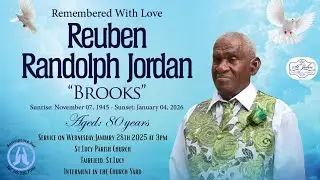 Live Stream of Funeral Service for Reuben Randolph Jordan