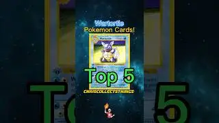 Top 5 WARTORTLE Pok&eacute;mon cards! 💦 #shorts #top5 #wartortle