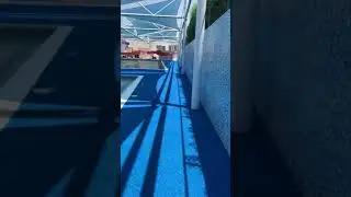 Blue EPDM Rubber Flooring