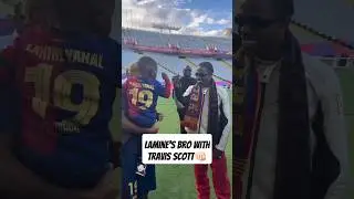Travis Scott Spotted with Football Prodigy Lamine Yamal's Brother! 🔥
