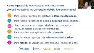 Webinar: NUEVOS ÉSTANDARES GRI 2021:Cambios en la gestión de la sostenibilidad para América Latina