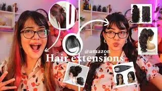 Практичны ли эти наращивания? Накладные волосы ClipOn от Amazon (верхняя часть, челка) Примерка +...