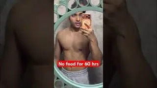 No food for 60 hours #fasting #intermittentfasting #fastingchallenge #healthtips #howtofast #fast