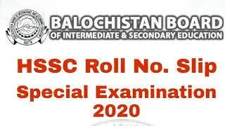 How to download HSSC roll number slip special Examination 2020