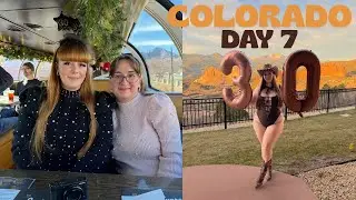 COLORADO VLOG | DAY 7 | MY 30TH BIRTHDAY!! ROYAL GORGE RAILWAY