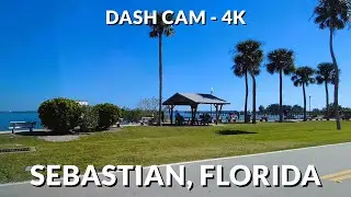 🚗 Cruising Sebastian, Florida: Stunning 4K Drive Along the Coast! 🏝️📹