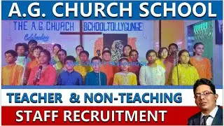 A. G. CHURCH SCHOOL II TEACHER RECRUITMENT 2025 II TEACHING JOB II PGT II TGT II PRT