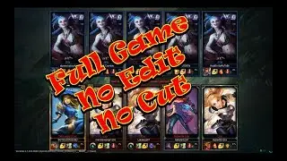 Lux vs Jinx all for one-  League of Legend (Full Game No Cut)
