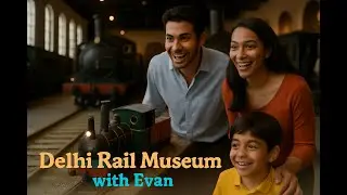 Toy Train Experience | Delhi Rail Museum की सैर Day Out at Delhi Rail Museum 🚂 | Evan&rsquo;s Train Ride