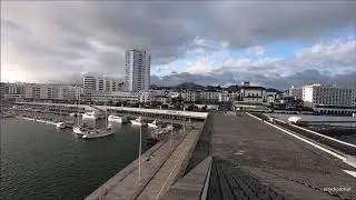 Ponta Delgada walking tour to Cais Portas do Mar (Portugal)