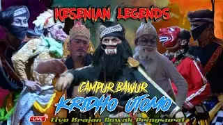 KESENIAN LEGENDS ‼️ Campur Bawur Kridho Utomo Live Perform Krajan Gowak Pringsurat