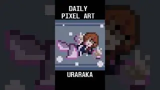 Daily pixel art: Day 28 - URARAKA (My Hero Accademia)